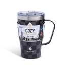Manna™ Cozy™ Stainless Steel Mug - Black Checkers