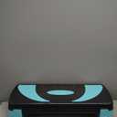 Fitvids Step Aerobic Platform, Exercise Step with levels Adjustable Height, Stackable Risers, Fitness Training Workout Stepper for Home Gym, Cardio Strength (Green Jasper)