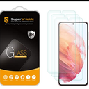(6 Pack) Supershieldz Designed for Samsung Galaxy S21 5G Tempered Glass Screen Protector, Anti Scratch, Bubble Free 2 Pack