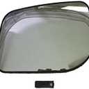 BRITPART LH EXTERIOR MIRROR GLASS - CONVEX COMPATIBLE WITH LAND ROVER RANGE ROVER P38 1995-1999, PART # BTR6073