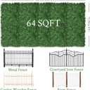 2 x Artificial Ivy Privacy Fence Screen, 72" x128 (64 SQFT) 4-Layer Leaf UV-Anti Faux Greenery Boxwood Backdrop Ivy Vine Leaf Fence Panels for Outdoor, Indoor, Garden, Backyard and Decor