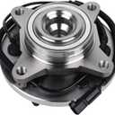 KUSATEC 515143 Front Wheel Bearing and Hub Assembly Compatible with 2011-2014 Ford Expedition F-150, Lincoln Navigator, 6 Lug Bolts w/ABS
