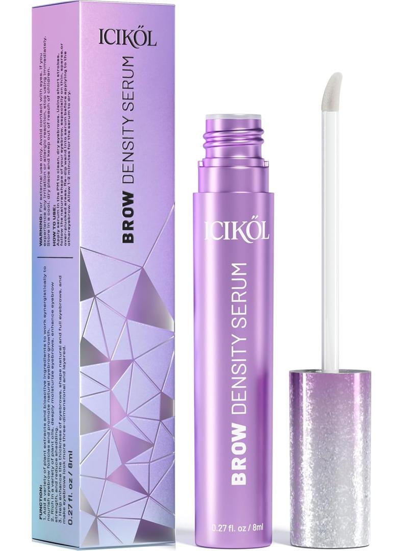 Eyebrow Growth Serum - Eyebrow Serum to Grow Brows with Advanced Formula to Boost Longer Fuller and Thicker Looking Eyebrows - Brow Serums 8ml Value Size - Vegan & Prostaglandin-Free