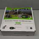 50 Amp Generator Cord 15FT and Power Inlet Box, Pre-Drilled 50 Amp Generator Inlet Box with Cord, NEMA 14-50P to SS2-50R Generator Cord Waterproof Combo Kit, ETL Listed