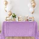 Victree Light Purple Sequin Tablecloth - 50x80 Inches Rectangle Tablecloth Glitter Tablecloth for Party Baby Shower Christmas Decorations