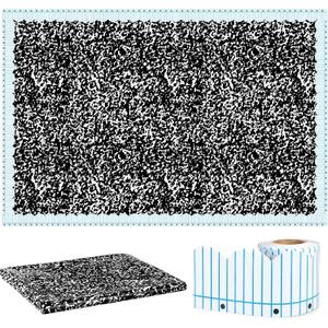 Gilprop 47"x108" Classroom Fabric Bulletin Board Background Set,Academic, 47.24 x 108.27 inches