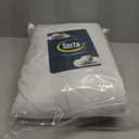 SERTA Power Clean Triple Action Quilted Soft Waterproof Mattress Pad Protector, Moisture Wicking Protection with 15" Deep Pocket, Twin, White