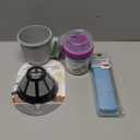 Culinary elements 20 OZ 591ml Soup Mug, FIll Brew coffee, Prep Flip&Go Snack Stack , 5 Piece Wheat