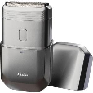 Electric Razors for Men Face - Compact Travel Electric Foil Shavers for Mens Bald Head - Small Portable Face and Head Shavers IPX7 Waterproof Wet and Dry, Dual-Action Blades and USB-C Rechargeable