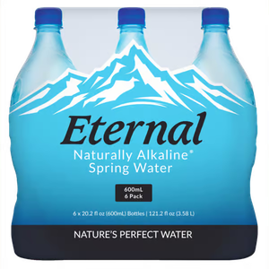 Eternal Naturally Alkaline Spring Water 6Pk
, 20.2900-ounces
