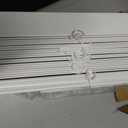 LazBlinds 2-inch Cordless Faux Wood Blinds with Royal Valance, Room Darkening Horizontal Window Blinds, Inside Mount Blinds for Windows - Fit for Window 27" W x 36" H - White