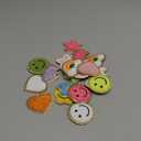 Yilloog 50 Pcs Self Adhesive Chenille Letter Patches Paw Print Smile Face Heart Patch Preppy Sticker Rainbow Sew on Sticker for Clothing Hats Bags Jackets Jeans(Colorful Style,Rainbow Color)