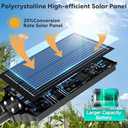 8000W Solar Street Lights Outdoor Waterproof, Dusk to Dawn Solar Lights Outdoor with Motion Sensor and Remote Control for Yard, Parking Lot, Garage, Street, 3 Pack