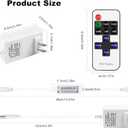 24V LED Power Supply with Dimmer Switch, 48W 24V DC Power Supply for 24 Volt Single Color LED Strip Lights