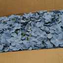 Hydrangea Flower in Mason Jars, 10 Set Flower Table Centerpieces Bulk Glass Flowers Vases Decor for Home Party Wedding Bridal Shower Graduation Boho Decorative(Dusty Blue)