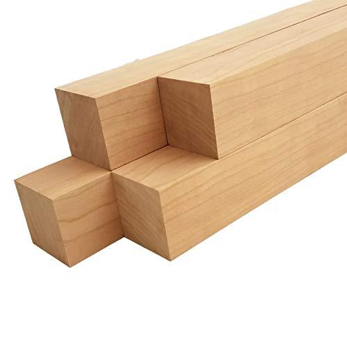 Barrington Hardwoods Cherry Lumber Square Turning Blanks (4pc) (2" x 2" x 6")