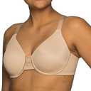 Vanity Fair Women's Beauty Back Smoothing Minimizer Bra, Minimizes Bust Line up to 1.5", Non Padded Cups up to H 36D