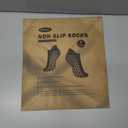 Non Slip Yoga Socks with Grips for Pilates, Ballet, Barre, Barefoot, Hospital Anti Skid Socks for Women and Men (Small, 6 Pairs-attice)