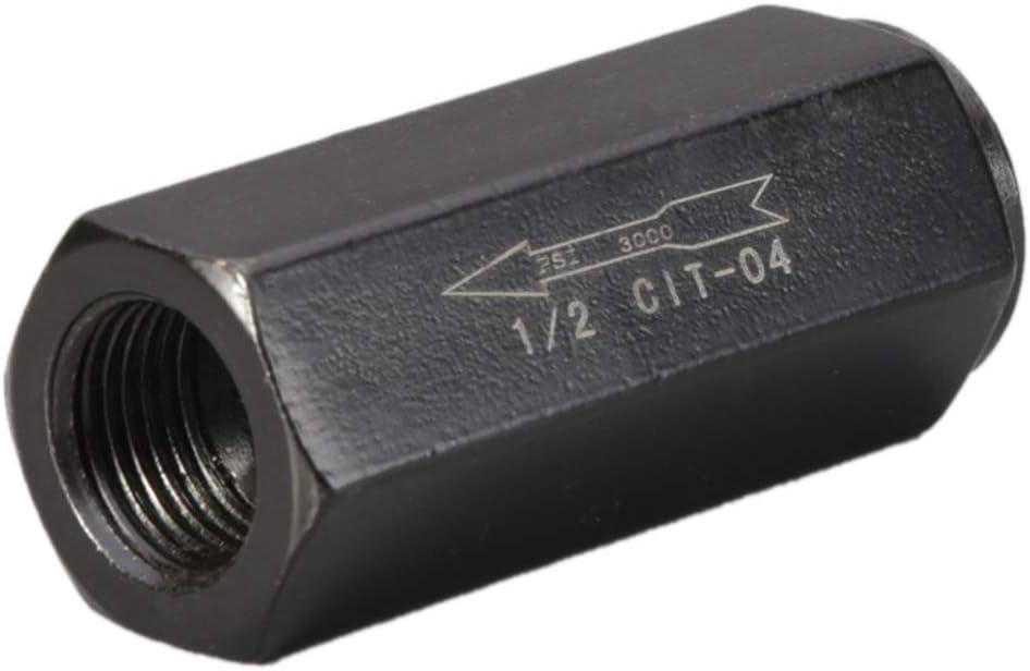 Hydraulic Check Valve 1/2" NPT Pump Oil 3000psi no Return Valve Single Way (1/2")