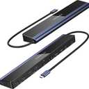 iVANKY Laptop Docking Station Dual Monitor 4K@60Hz, 12-in-1 USB C Dock 2*HDMI 3.0, 6*USB, 85W PD, SD/TF, Ethernet Thunderbolt 3/4 Hub for HP, Lenovo, Dell, ASUS, Surface, etc.