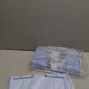 OPNICE Desk Organizers and Accessories, 2-Tier Computer Monitor Stand Riser with Drawer and 2 Pen Holders, Laptop Stand, Office Desk Accessories for Office Supplies, Blue (Blue 1-Pack)