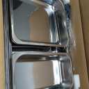 Chafing Dishes for Buffet 4 Pack 7pan, 9QT [Elegant Gold and Silver Colors] Stainless Steel Chafing Dish Buffet Set [Sturdy and High Grade] Chafers and Buffet Warmers Sets