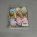 LANGXUN 6pcs Ice Cream Candy Land 2025 Xmas Birthday Party Suppiles Decoration, Hanging Candy Cane Christmas Tree Dcor, Christmas Decorative Hanging Ornaments Crafts