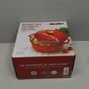 Mueller 6 Qt Enameled Cast Iron Dutch Oven, Heavy-Duty Casserole Dish and Braiser Pan with Lid and Stainless Knob, Safe for All Cooktops (Red)