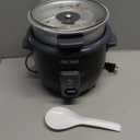 Aroma Housewares ARC-363-1NGB 3 Uncooked/6 Cups Cooked Rice Cooker, Steamer, Multicooker, 2-6 cups, Black
