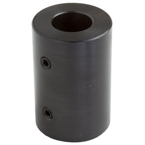 RC-087 Black Oxide Plated Mild Steel Rigid Coupling, 7/8" Bore, 1-3/4" Outside Diameter, 2" Length, 5/16"-18 x 5/16" Set Screw