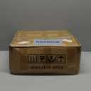 NIUBEE 6Pack 7 x 5 Horizontal Clear Acrylic Sign Holder with Gold Borders, Double Sided Table Menu Stands Picture Frames for Wedding Table Numbers, Restaurant Signs, Photos and Art Display