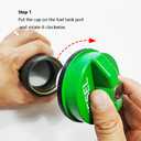 10591D Locking Diesel Fuel Cap Gas Cap Fuel Tank Caps Fit for Chevy Silverado Express C3500 K3500, Dodge Ram 3500 W350 D350, Ford F-250 E-350, GMC Sierra Savana, OE # 9MGC791, MGC791, 10591