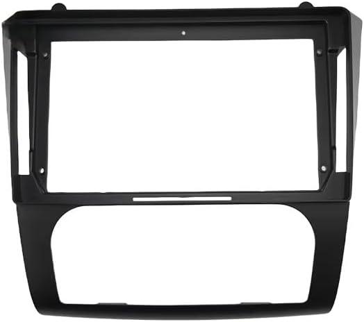 YuYue Electronic 2Din Car DVD Frame Audio Fitting Adaptor Dash Trim Kits Facia Panel 9" Compatible with Nissan sentra Teana Altima (at/MT AC) Double Din Radio Player (Automatic air-Conditioning Type)