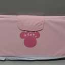 Disney Baby Minnie Mouse Tuckaway Toddler Folding Tub, Converts Shower to Bathtub, Folds to Store, Easy to Clean, Portable Baby Bathtub for Travel, 12M-5Y