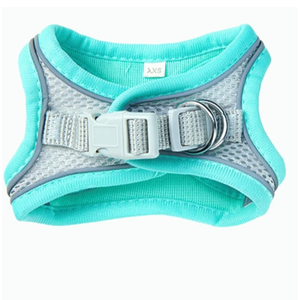Pet Harness,Rabbit Harness and Leash Set, Breathable Pet Vest, Reflective Strips Jacket for Small Kitten, Puppy, Rabbit (Green,M)