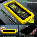 IMBZBK [Auto-Dust Removal] 3 Pack Privacy Screen Protector for iPhone Air [6.5 INCH] Anti Spy Private Accessories for 17 Air, Case Friendly Film, Military Grade Tempered Glass 3 Camera Lens Protector