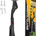 Bike Kickstand 24"-29", Adjustable Height, for Adult Bikes, Kids Bikes, Electric Bikes, Mountain Bikes, Fat Tire Bikes, Motorcycles, Requires 2 Holes in Chainstay (40mm Apart)
