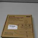 Recessed to Pendant Light Converter Kit - 6 Inch Can Light Conversion, Includes E26 Socket, Mounting Bracket, Round Ceiling Plate & 3D Black Cover