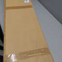 BWE LED Shower Panel Tower System Matte Black 5-Function Shower Column with Rainfall Waterfall Shower Head 4 Body Jets with Tub Spout Water Temperature Display Wall Mount