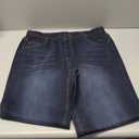 Men's Elastic Waist Jeans Relaxed Fit Stretch Denim Pants Straight Leg Jean with Zipper (Dark Rinse, XL)