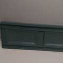 Ekena Millwork Lifetime Vinyl LP2S12X03900FG Standard Two Equal Panel Vinyls, Raised Panel Vinyl Shutters, w/Installation Shutter-Lok's & Matching Screws (Per Pair), 12"W x 39"H, Forest Green