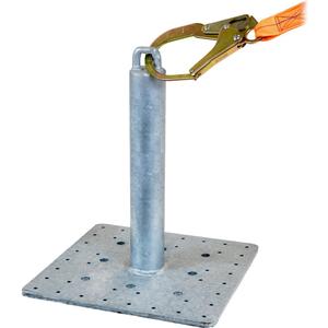 Malta Dynamics Made in USA Galvanized Roof Anchor 18" Top Loop, OSHA/ANSI Compliant Malta Dynamics Made in USA Galvanized Roof Anchor 18" Top Loop, OSHA/ANSI Compliant