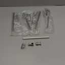 Franklin Brass Adjusta-Pull (5-Pack) Adjustable Drawer Pulls | Fits 1-3/8 to 6-5/16 Inch Hole Centers | Satin Nickel Cabinet Handles| Square Bar P44368-SNM-B