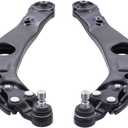 NewYall Front Lower Left and Right Suspension Control Arms with Ball Joint Assembly for Hyundai Sonata 2.0L/2.4L 2011-2014, Azera 3.3L 2012-2014, Kia Cadenza 3.3L 2014-2016, Optima 2.0L/2.4L 2011-2015