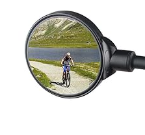 Bike mirror | Large HD field of vision | 360° rotatable & foldable | Mounting above & below | Break-proof & durable | ebike accessories, bike mirror handlebar mount, bicycle mirrors