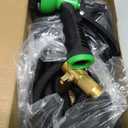 Flexi Hose Expandable Garden Hose with 8 Function Nozzle, 50FT - Lightweight Retractable Garden Hose, Water Hose - No-Kink Flexibility, 3/4 Inch Solid Brass Fittings and Double Latex Core