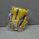Dog Raincoat Puppy rain Jacket with Removable Hood for Small Medium Breeds Reflective Strap Storage Pockets in Cold Day Yellow M