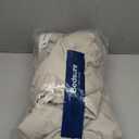 Bedsure Linen Duvet Cover California King - Linen Cotton Blend Bedding Set, Soft & Cozy, 2 Pieces, 1 Duvet Cover 104x98 and 1 Pillowcase, Light Khaki Color Cooling Bedding, Comforter Sold Separately