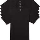Calvin Klein Mens Cotton Classic 5-Pack Slim Undershirts (Black, 2XL)