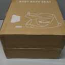 Baby Bath Seat for Babies 6 Months & Up, Bath Seats for Babies Sitting Up, Open Design, Non-Slip, Compact Toddler Bath Seat.